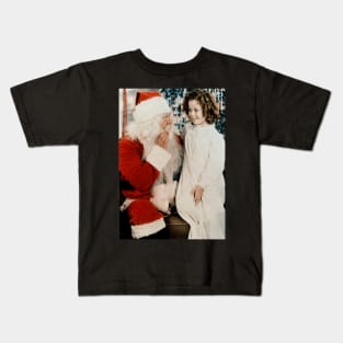 Shirley Temple and Santa Kids T-Shirt